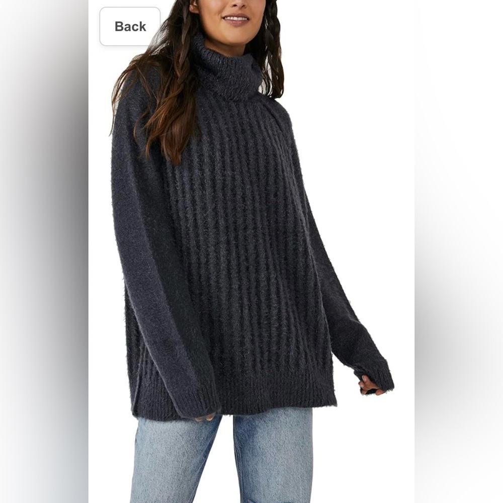 NEW Free People Big City Turtleneck- XS